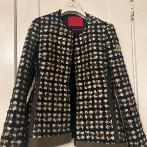 MONCLER Gamme Rouge Plaid down Tweed Jacket  $3,685 Size 1. Authentic.